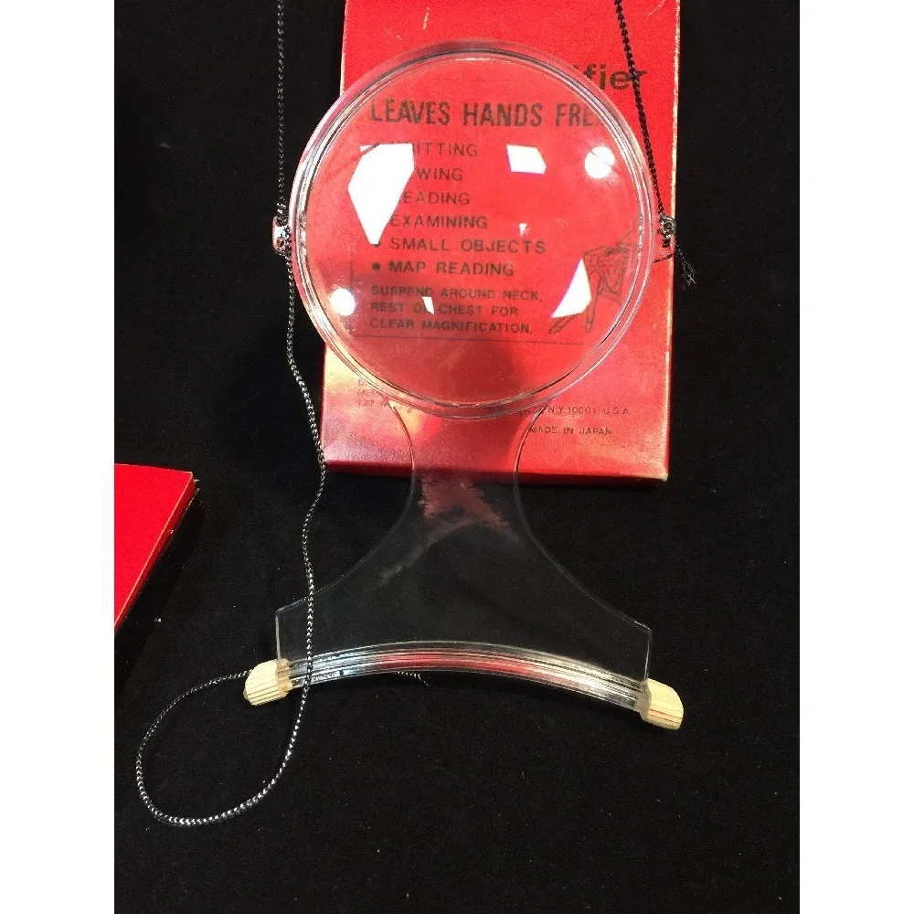 VINTAGE Magnifying Viewer Over The Neck Hands Free Magnifier